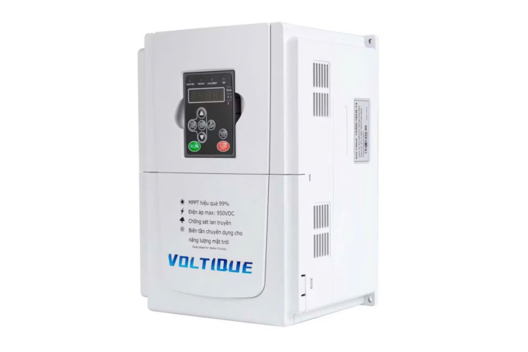 Biến tần Bơm năng lượng mặt trời Voltique 15kW - bảo hành 24 tháng - bù lưới - bảo hành chính hãng.